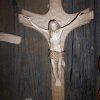 Kreuz - Strahlenchristus mehrfarbig gebeizt, 50cm, 98.-€